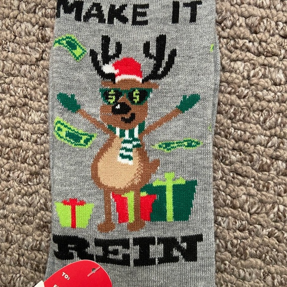Men’s Christmas Reindeer Socks 🧦 - Picture 4 of 5